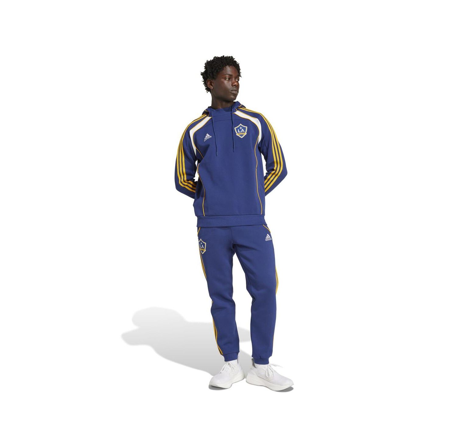 Men's Navy LA Galaxy 2025 Travel Pullover Hoodie
