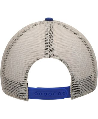 Men's Royal/Natural Los Angeles Rams Four Stroke Clean Up Snapback Hat