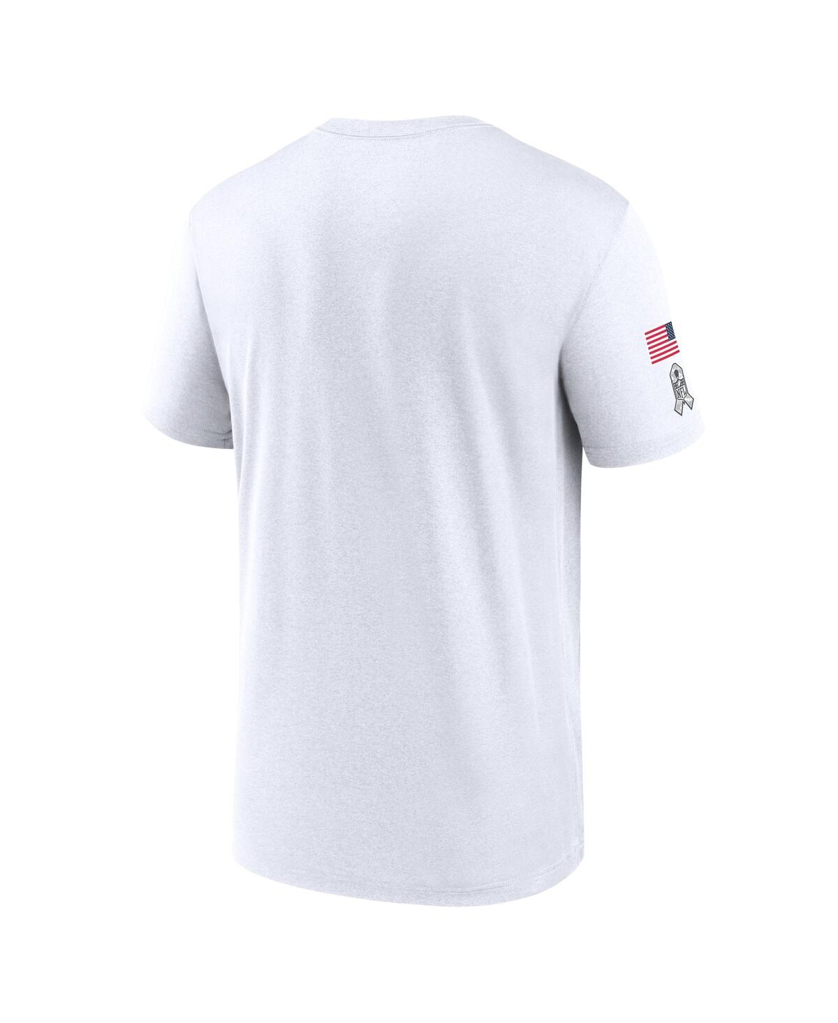 Nike Men's White New Orleans Saints 2024 Salute To Service Legend Performance T-shirt In White