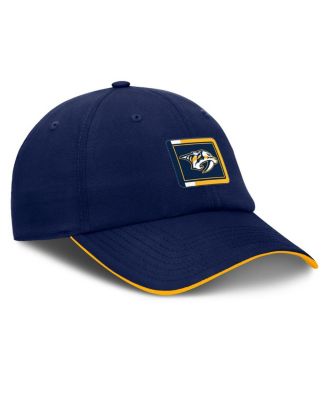 Men's Gold/Navy Nashville Predators Authentic Pro Ripstop Adjustable Hat