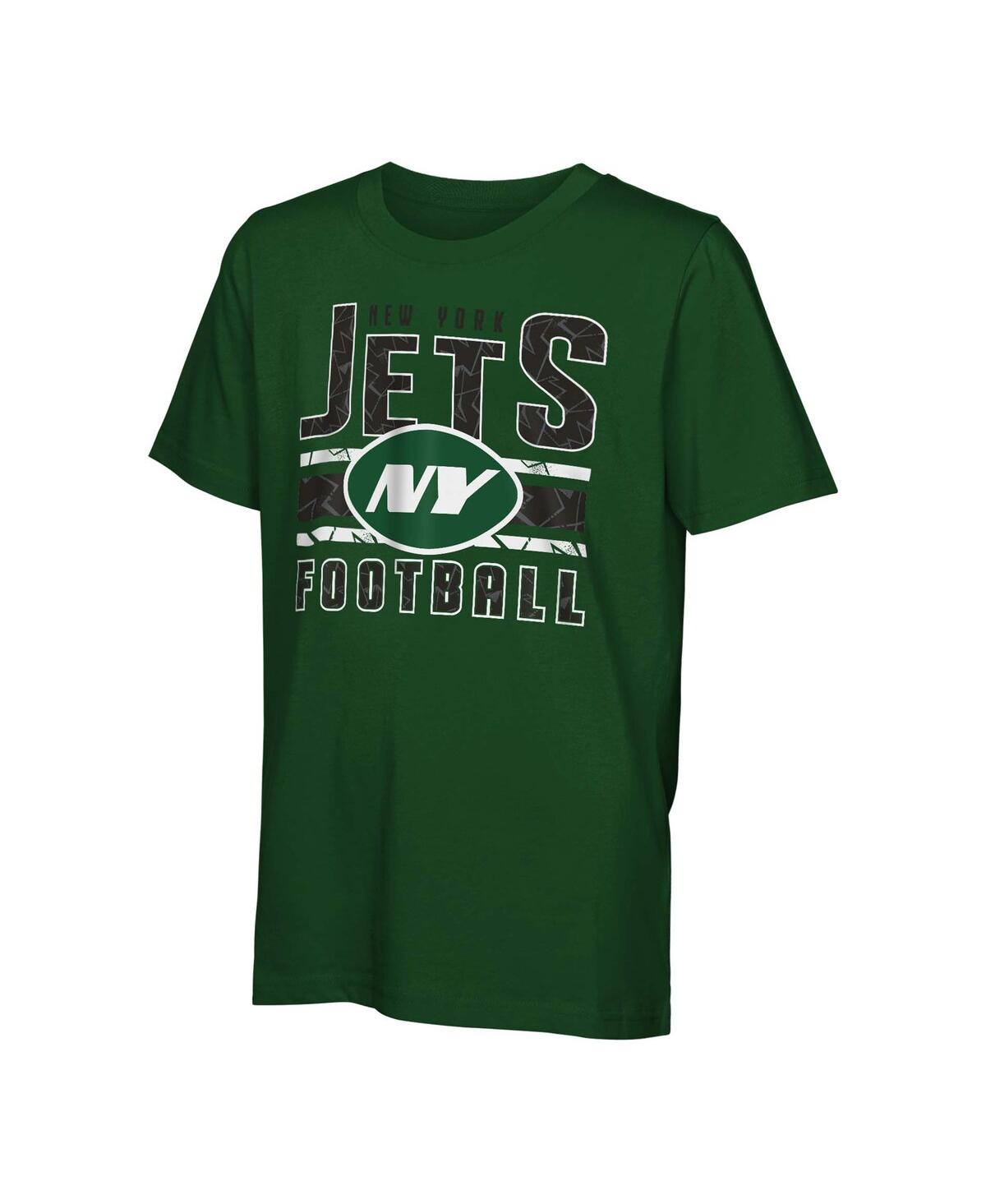 Outerstuff Big Boys And Girls New York Jets In The Mix T-shirt Combo Set In No Color