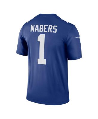 Men's Malik Nabers Royal New York Giants Team Legend Player Performance Jersey