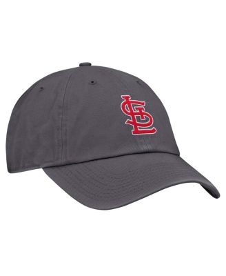 Men's Gray St. Louis Cardinals Club Adjustable Hat