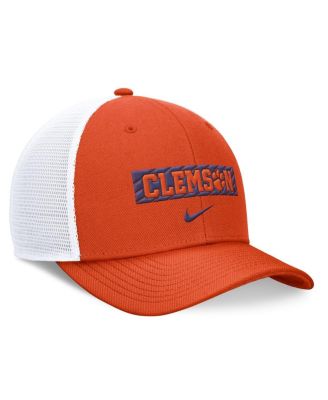 Men's Orange/White Clemson Tigers 2024 Sideline Trucker Adjustable Hat