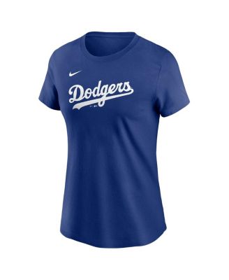 Women's Freddie Freeman Royal Los Angeles Dodgers Fuse Name Number T-Shirt