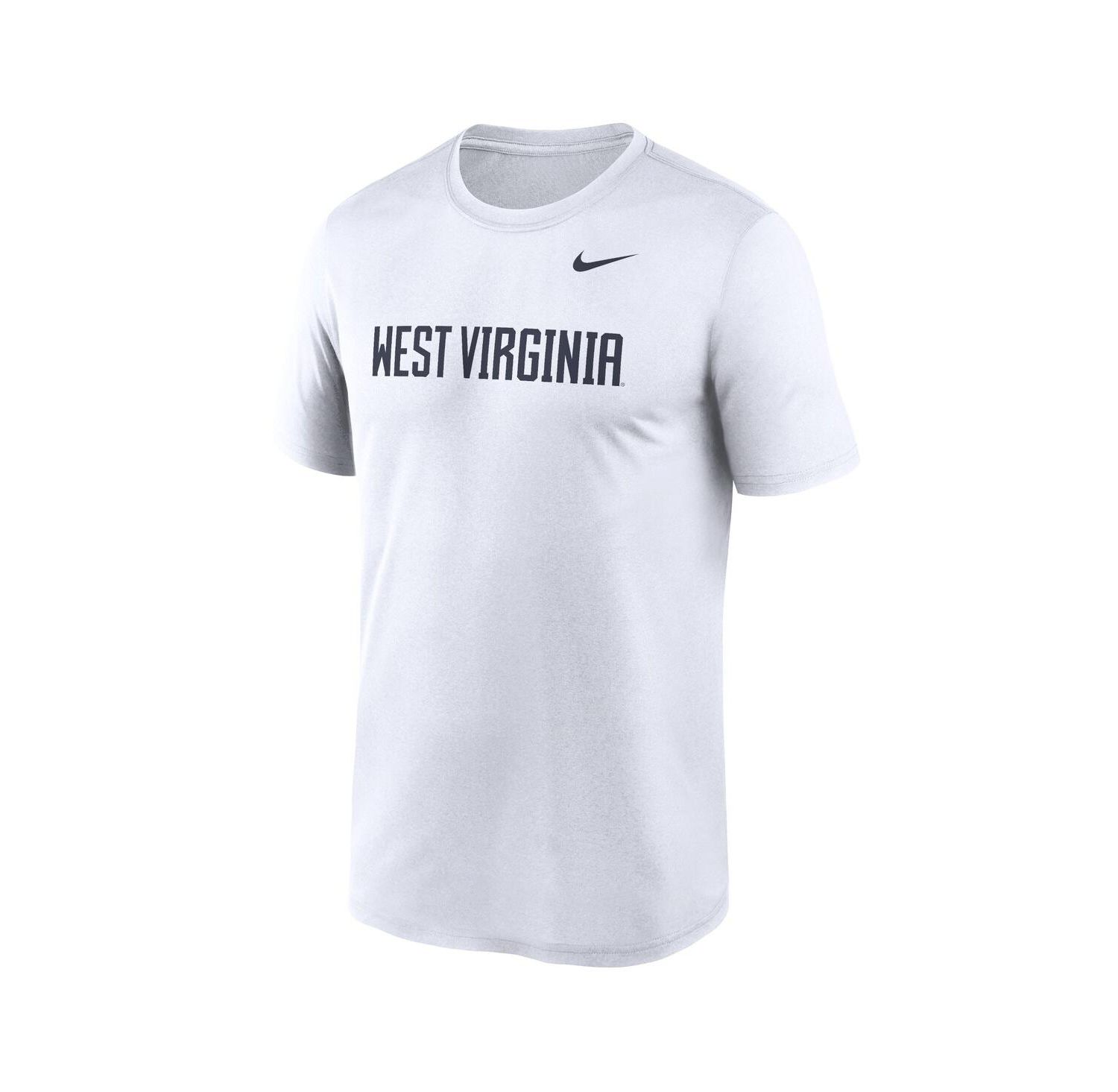 Men's White West Virginia Mountaineers Primetime Legend Wordmark T-Shirt