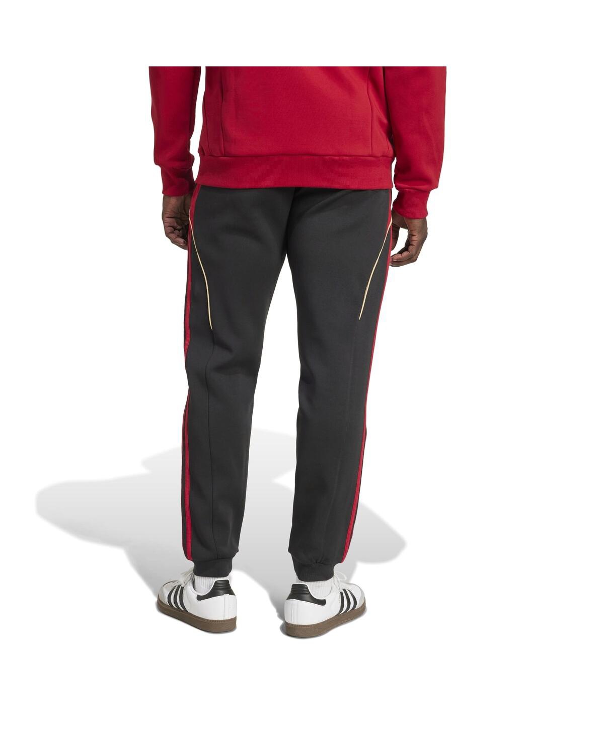 ADIDAS ORIGINALS MEN'S BLACK ATLANTA UNITED FC 2025 TRAVEL PANTS 