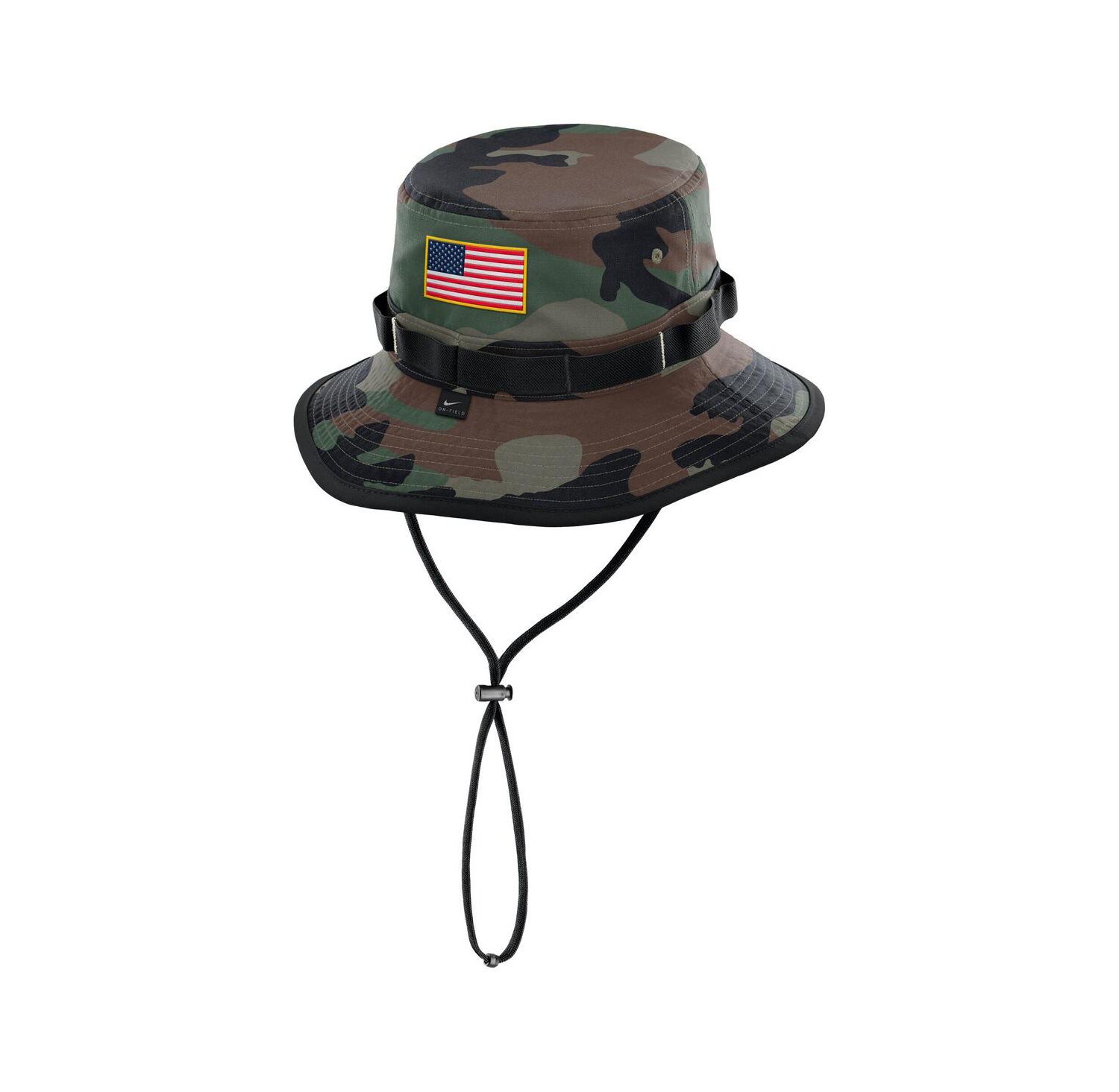 Men's Camo Kentucky Wildcats 2024 Military Appreciation Apex Bucket Hat