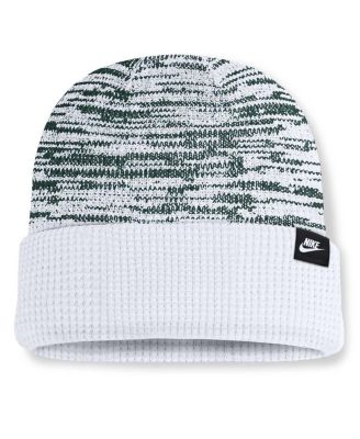 Men's White/Green Michigan State Spartans Primetime Terra Cuffed Knit Hat