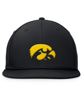 Men's Black Iowa Hawkeyes Fundamental Snapback Hat