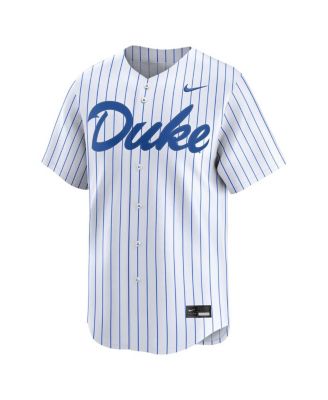 Men's White Duke Blue Devils Home College Limited Baseball Jersey