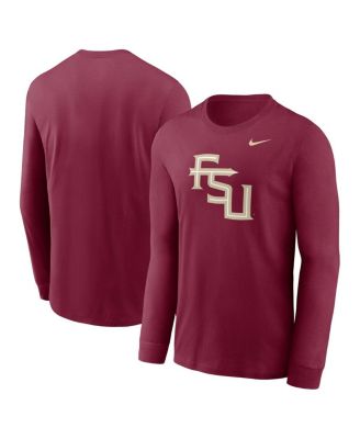 Nike - Men's Garnet Florida State Seminoles Alternate Logo Long Sleeve T-Shirt