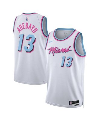 Nike - Men's and Women's Bam Adebayo White Miami Heat 2024/25 Swingman Player Jersey - City Edition
