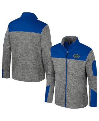 Colosseum - Men's Gray/Royal Florida Gators Guard Full-Zip Jacket