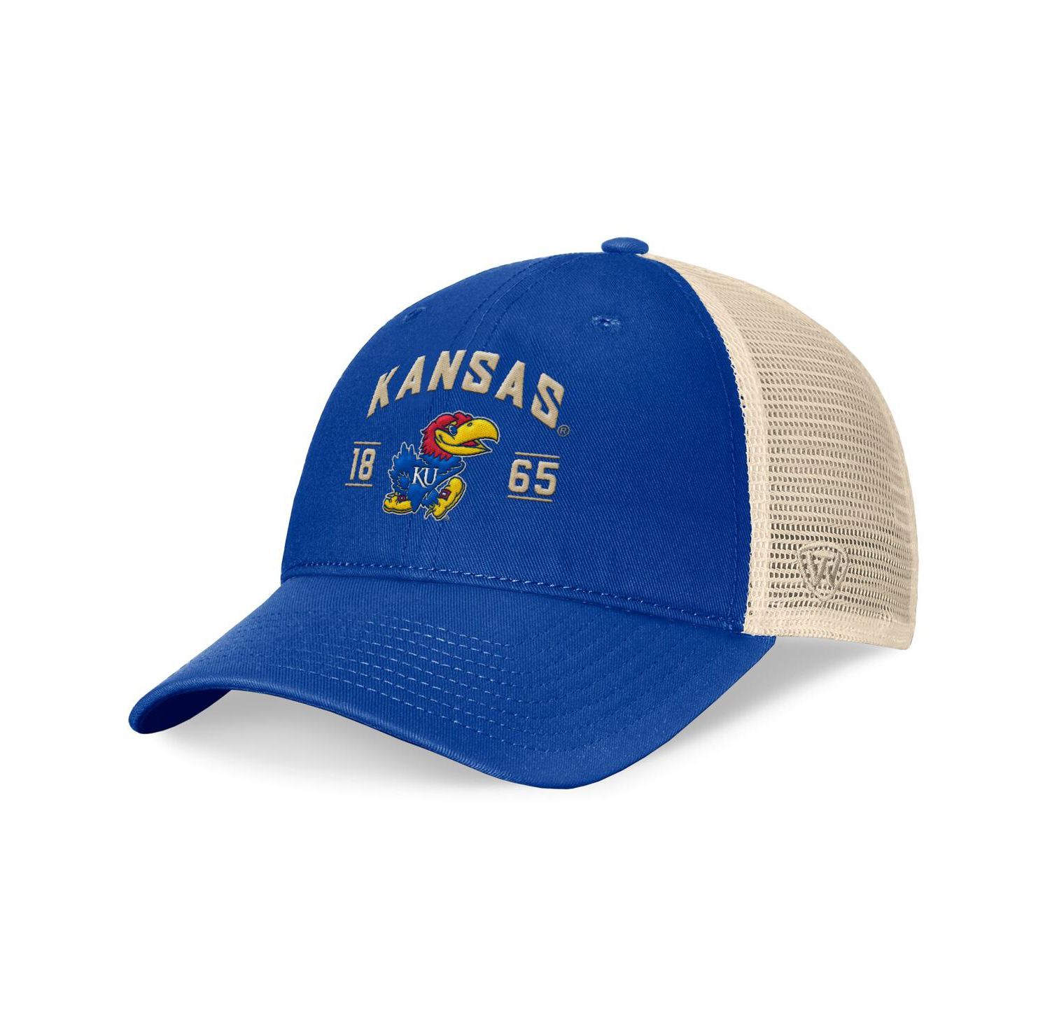 Men's Royal Kansas Jayhawks Heritage Waylon Trucker Adjustable Hat