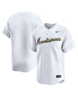 Nike - Men's  White West Virginia Mountaineers College Limited Baseball Jersey