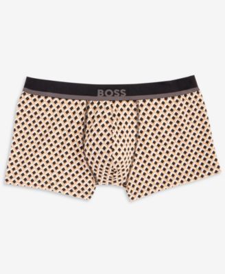 Hugo Boss - Men's Micro-Print Logo Trunks