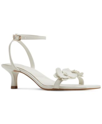 ALDO - Women's Daisylily Floral Kitten-Heel Dress Sandals