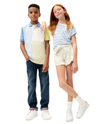Big Boys Montauk Pieced Polo Shirt