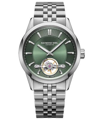 Raymond Weil - Men's Swiss Automatic Freelancer Stainless Steel Bracelet Watch 43mm
