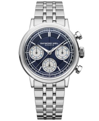 Raymond Weil - Men's Swiss Automatic Chronograph Millesime Stainless Steel Bracelet Watch 40mm