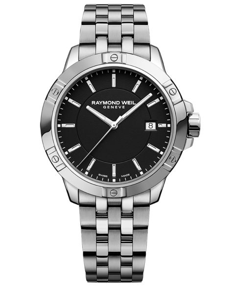 Мужские часы Raymond Weil Swiss Tango Quartz Stainless Steel Bracelet Watch 41mm