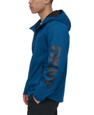 Men's Zip-Front Hooded Logo Jacket