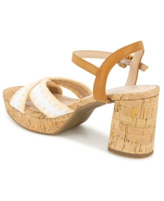 Women's Reeva Raffia Platform Dress Sandals