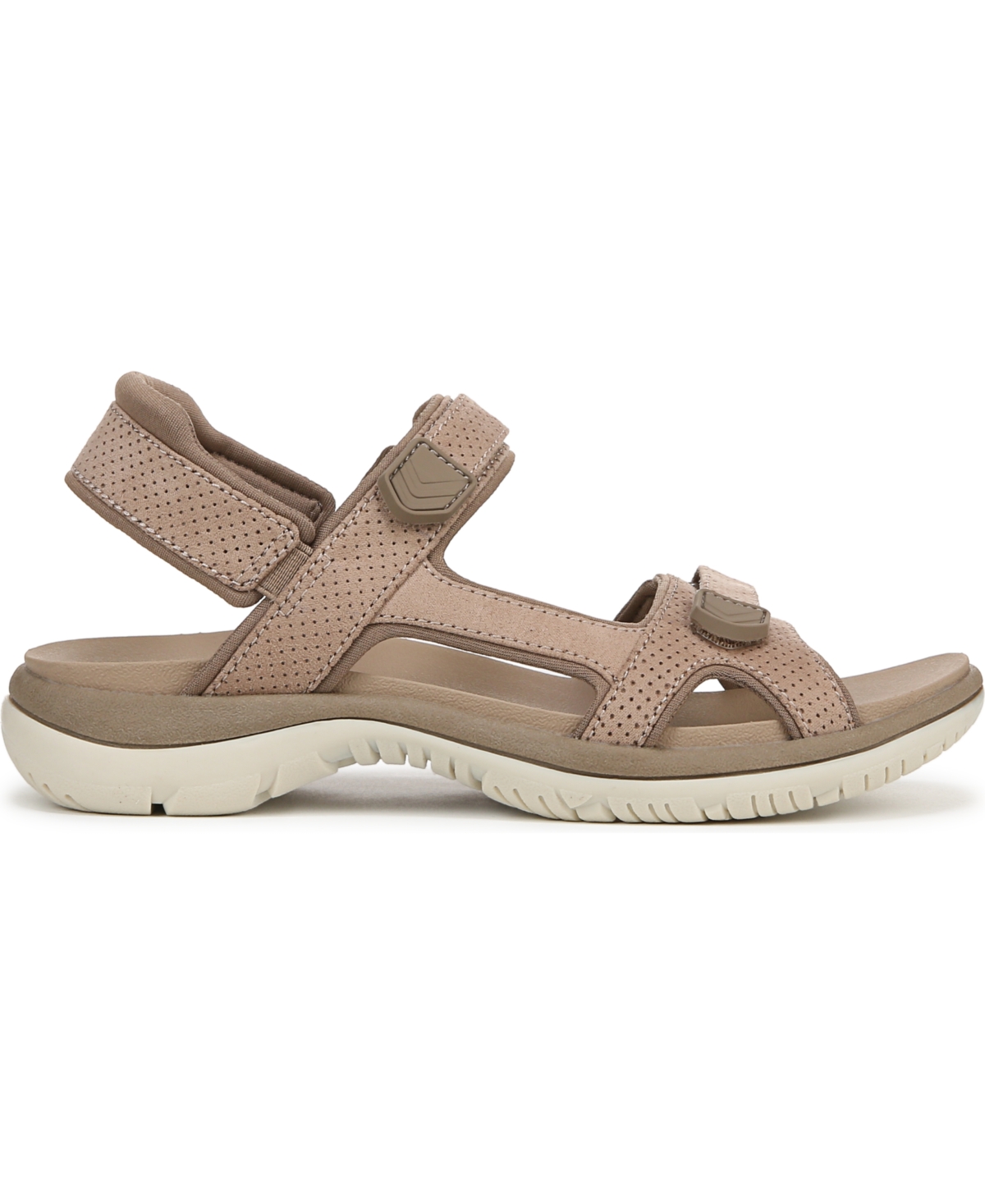 Shop Dr. Scholl's Women's Adelyn Open Round Toe Sport Sandals In Toasted Taupe Fabric