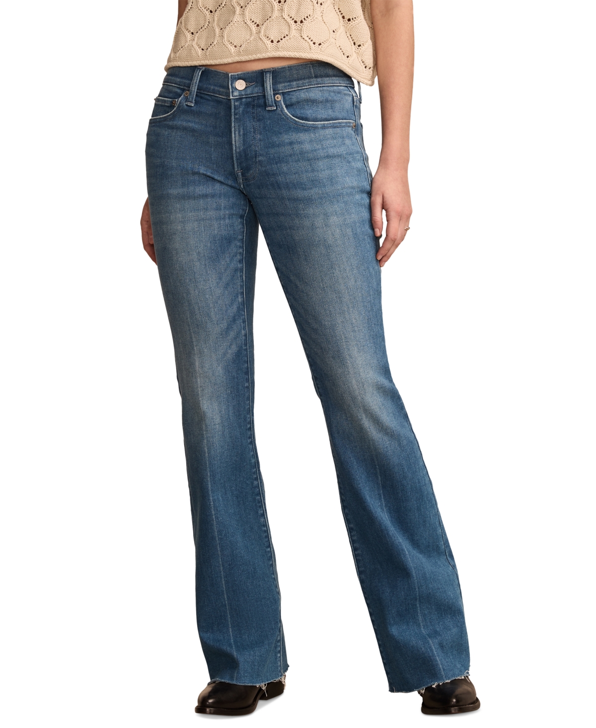 LUCKY BRAND WOMEN'S MID-RISE SWEET FLARE JEANS 