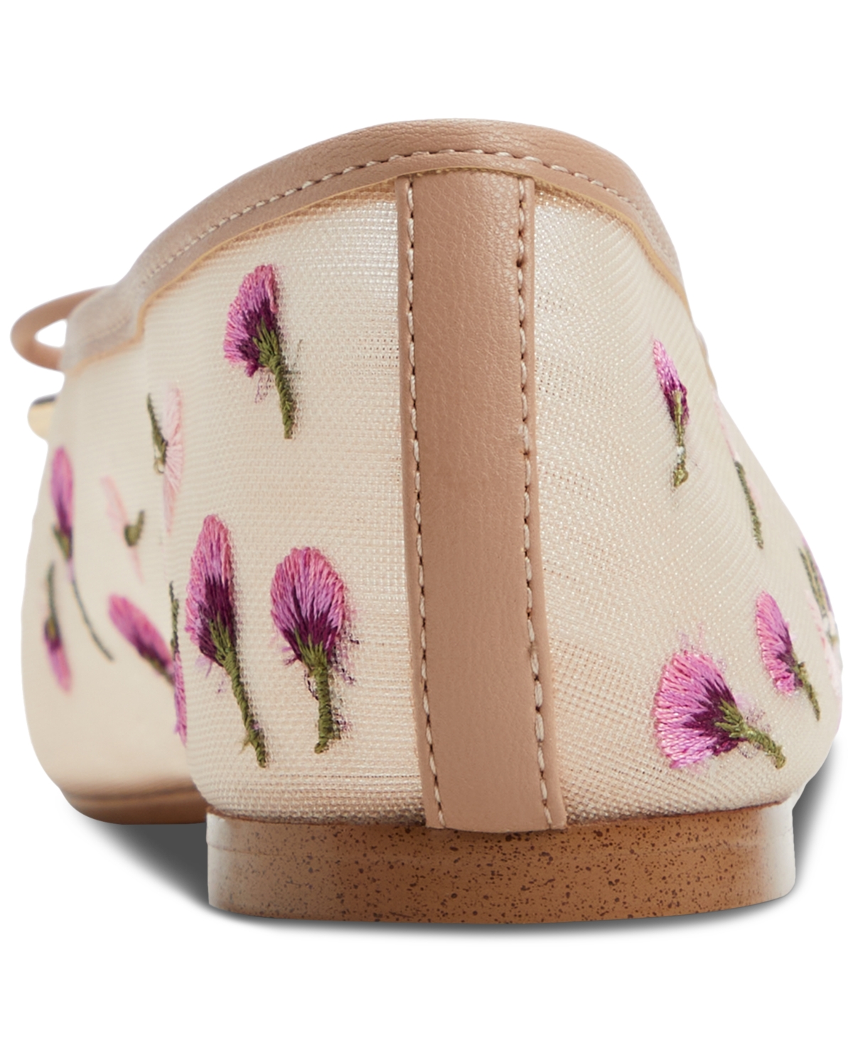 Shop Aldo Women's Joselie Bow-trim Ballerina Flats In Ivory Multi,floral