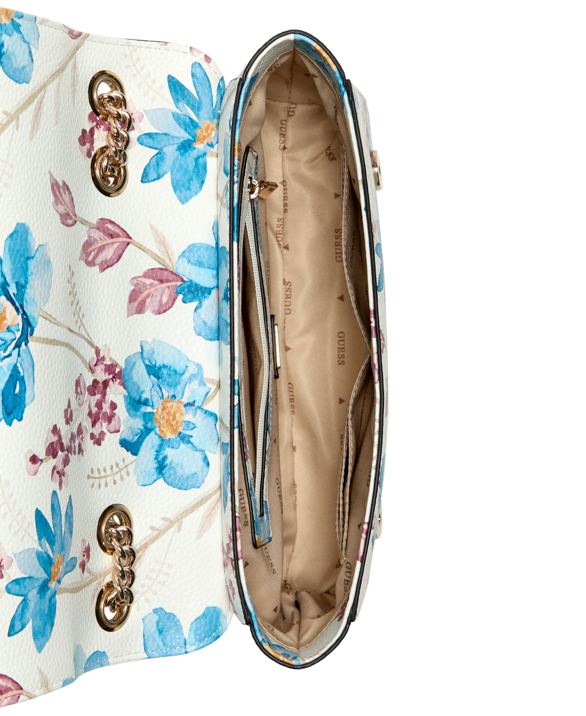 GUESS MICAELA SMALL FLORAL CONVERTIBLE CROSSBODY 