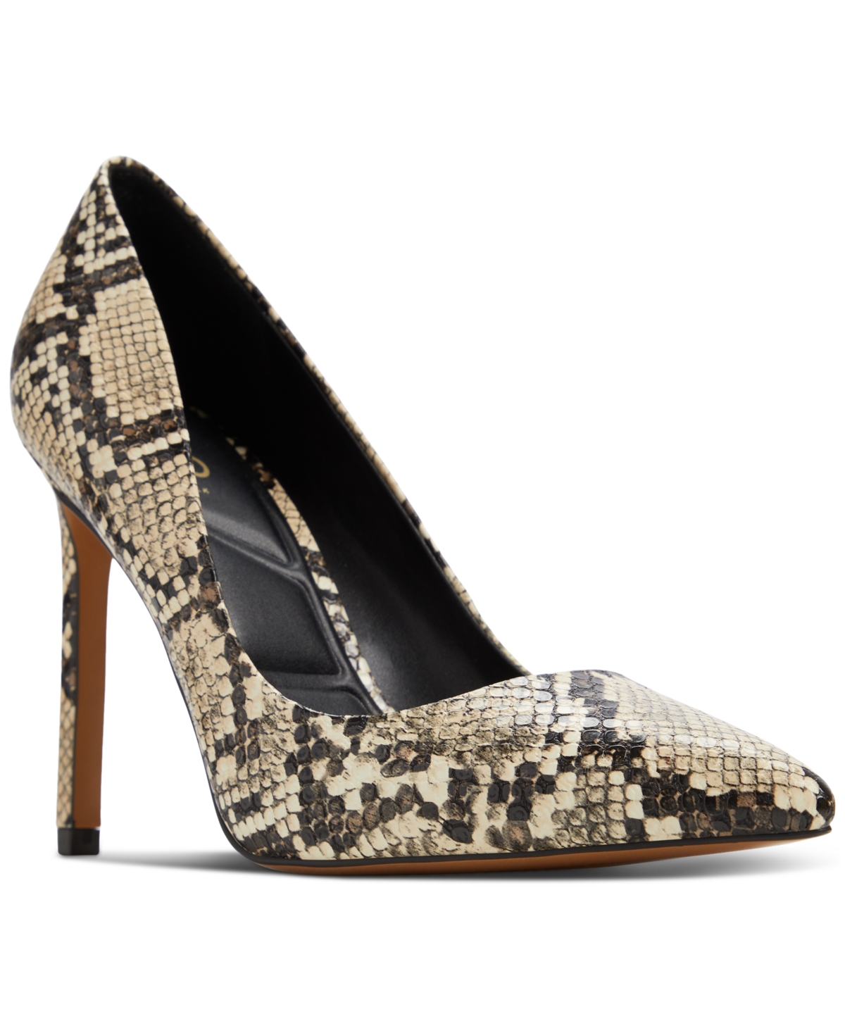 Aldo Lala Pointed Toe Pump In Snake