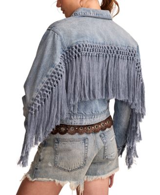 Women's Festival Fringe Denim Jacket