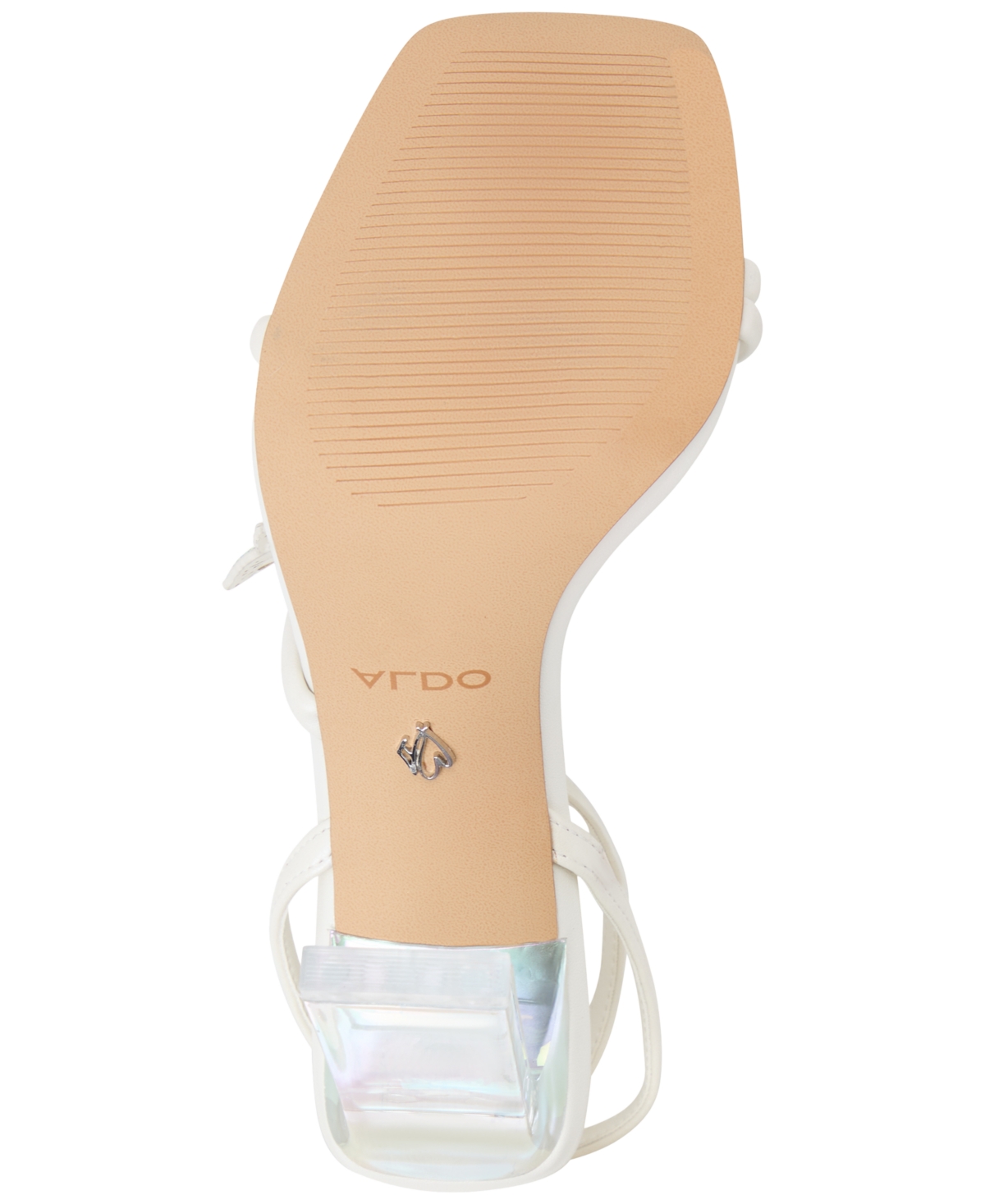 Shop Aldo Women's Laylia Butterfly Strappy Dress Sandals In White,bone Metallic