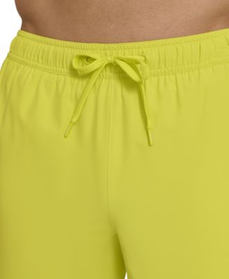 Men's Core Euro Regular-Fit Quick-Dry 5" Swim Trunks with Compression Short Liner