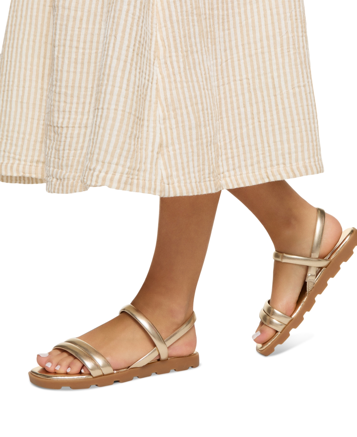 ALDO WOMEN'S NARINE STRAPPY FLAT SANDALS 