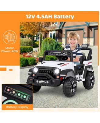 12V Electric Kids Ride on Truck with Remote Control and Music