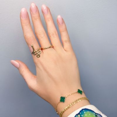 Golden Snake Ring 14K Gold