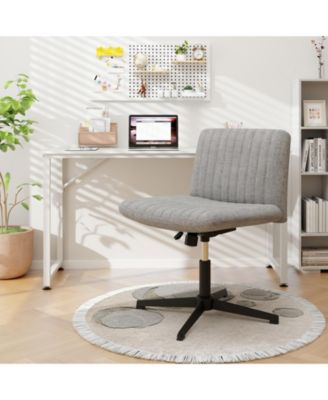 Criss-Cross Legged Chair Stylish and Stable Seating Without Wheels