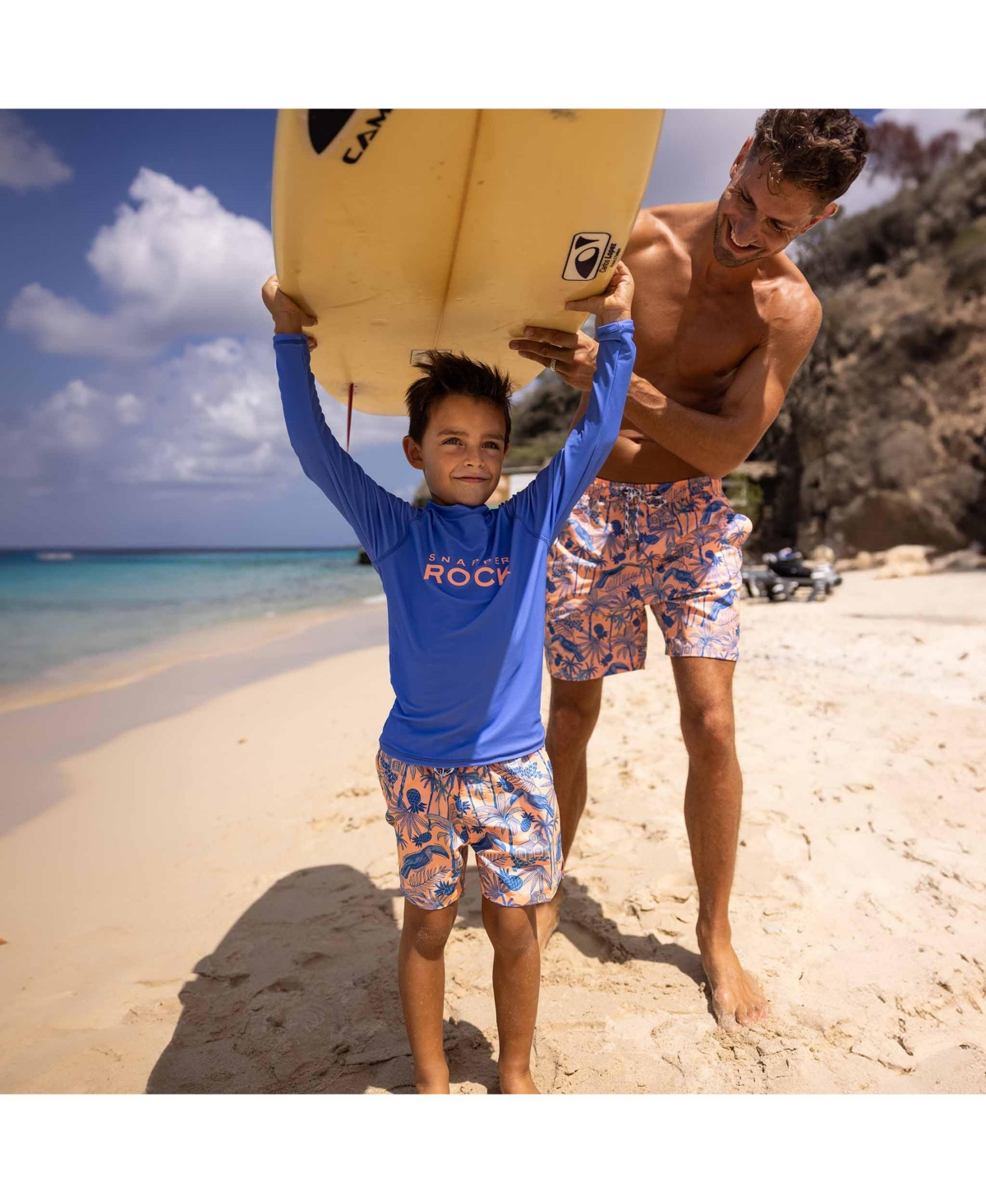 Azure Blue Sustainable Ls Rash Top