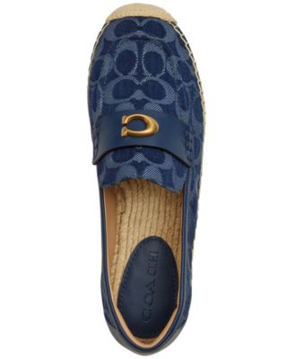 Women's Camilla Logo Espadrille Flat Suede Loafers
