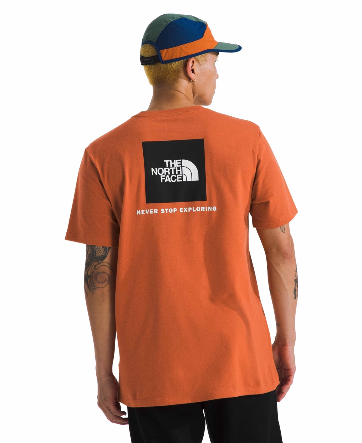 THE NORTH FACE MEN'S SHORT SLEEVE CORE BOX NEVER STOP EXPLORING T-SHIRT 