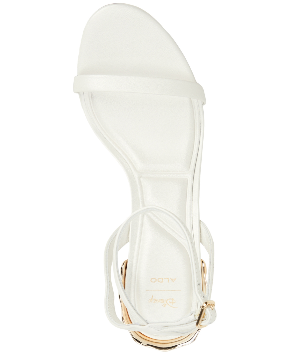 Shop Aldo X Disney Women's Arielheel Two-piece Dress Sandals In White