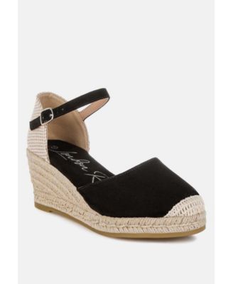 Womens Paryor Microfiber Espadrilles Sandals