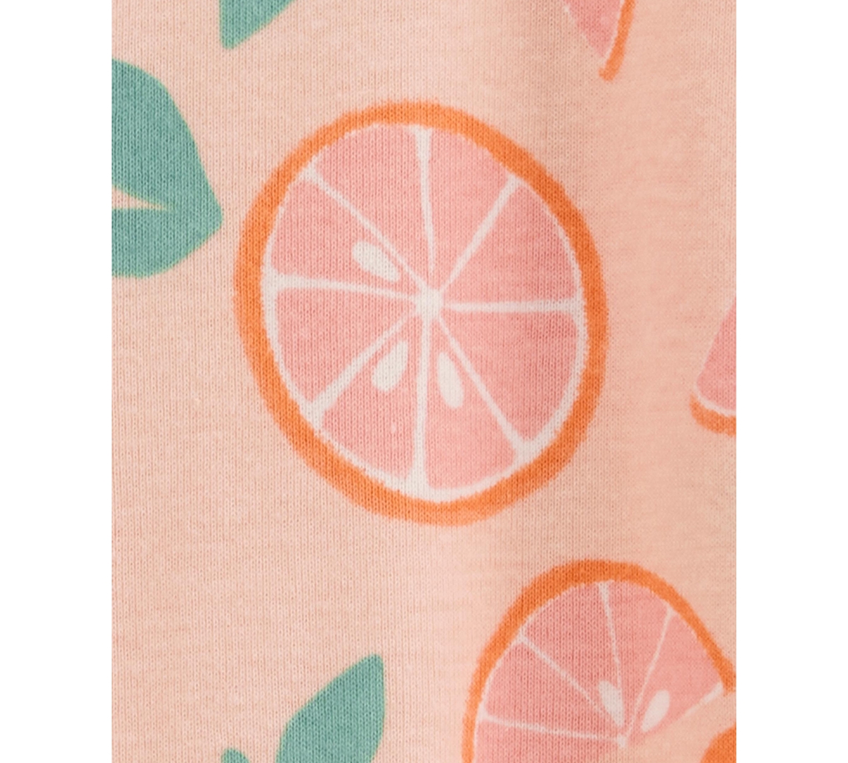 Carter's Baby 1-piece Snug-fit Cotton Footed Pajamas In Orange,oranges