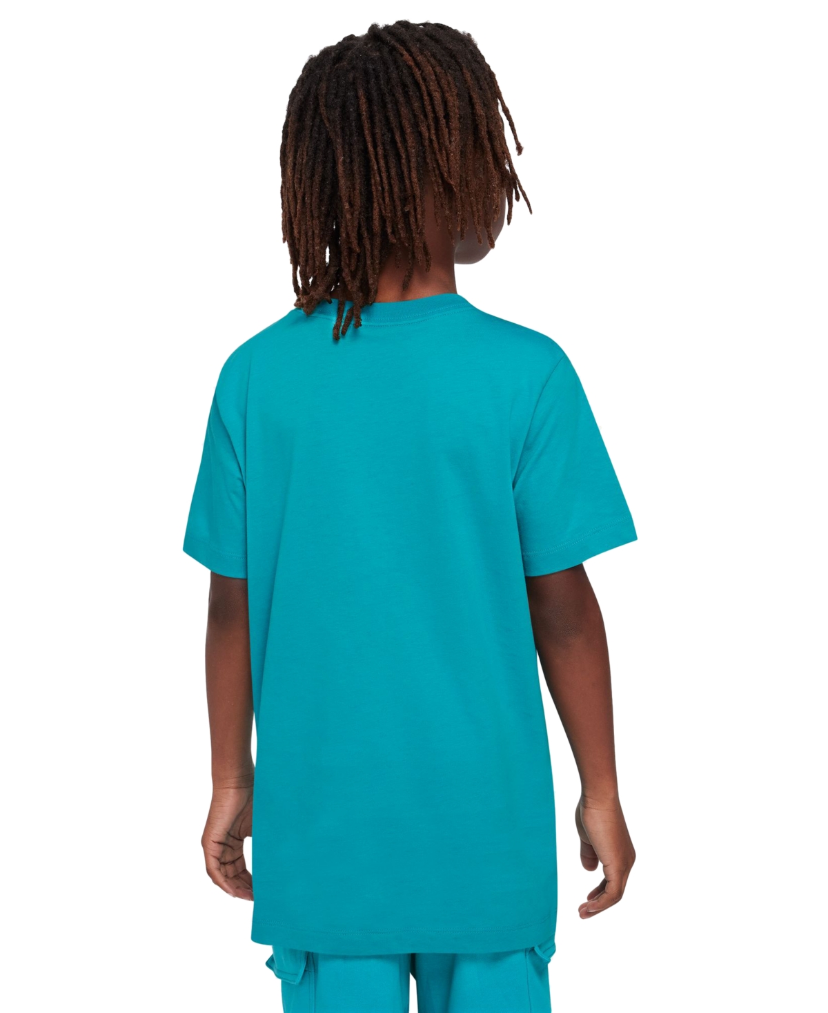 Nike Big Kids Sportswear Printed Crewneck T-shirt In Dusty Cactus