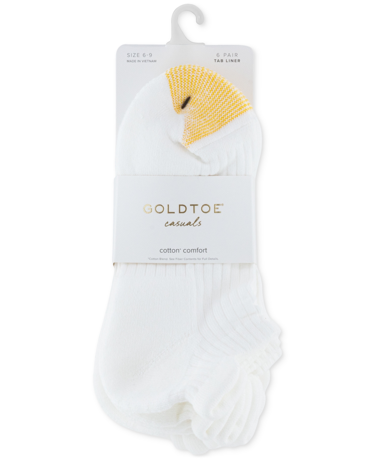 Shop Gold Toe Women's 6-pk. Everyday No Show Tab Socks Gtdl0154r06 In White
