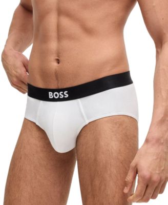 Hugo Boss Men's 3-Pack BOSS One Hip Briefs 