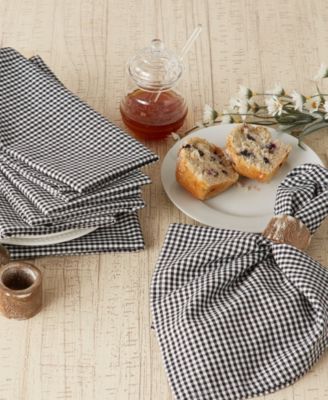Gingham Small Check Napkin, Set of 6